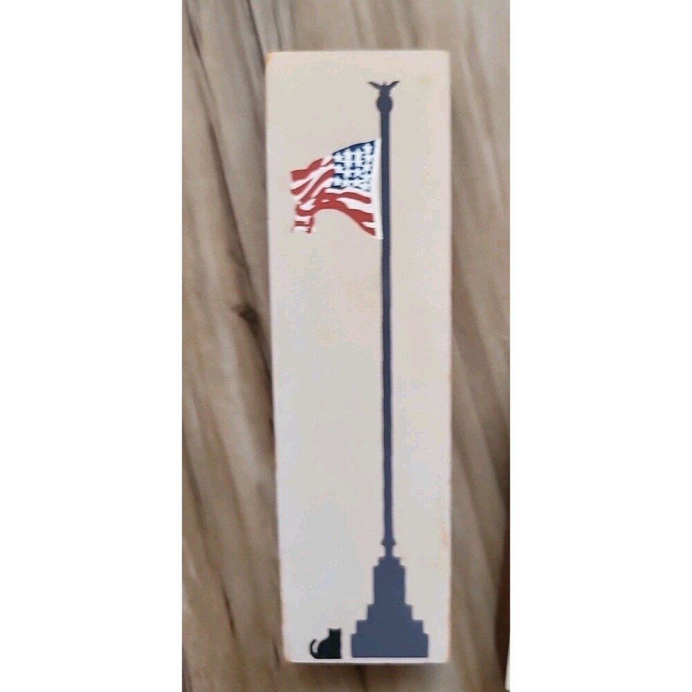 Cats Meow (7 Pc) Lighthouse, Flagpole & Mercantiles, House,2 Stores & Bakery EUC - Picture 11 of 16